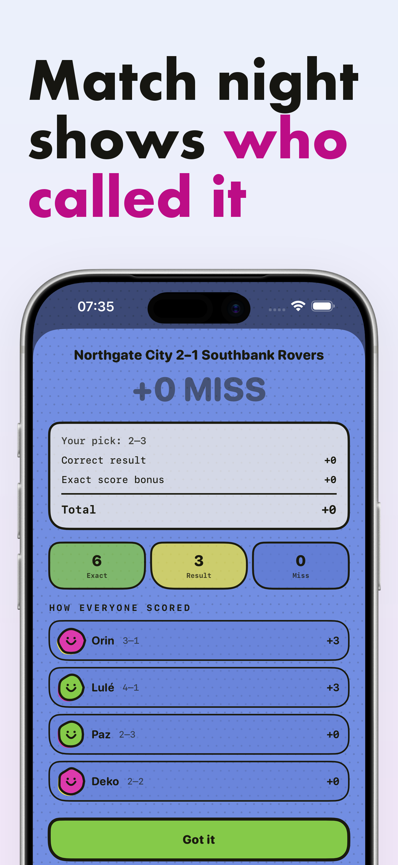 Kickoff: Soccer Predictions screenshot 5