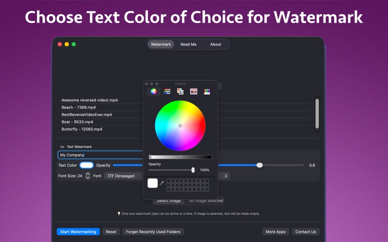 Video Watermark Creator screenshot 2