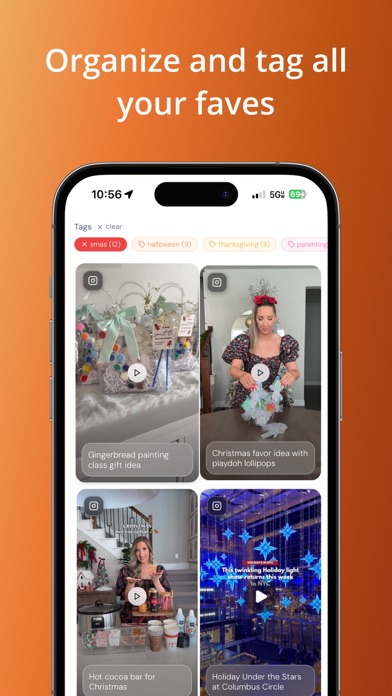 Stasht App: Save Social Inspo iPhone screenshot 2 - Productivity app