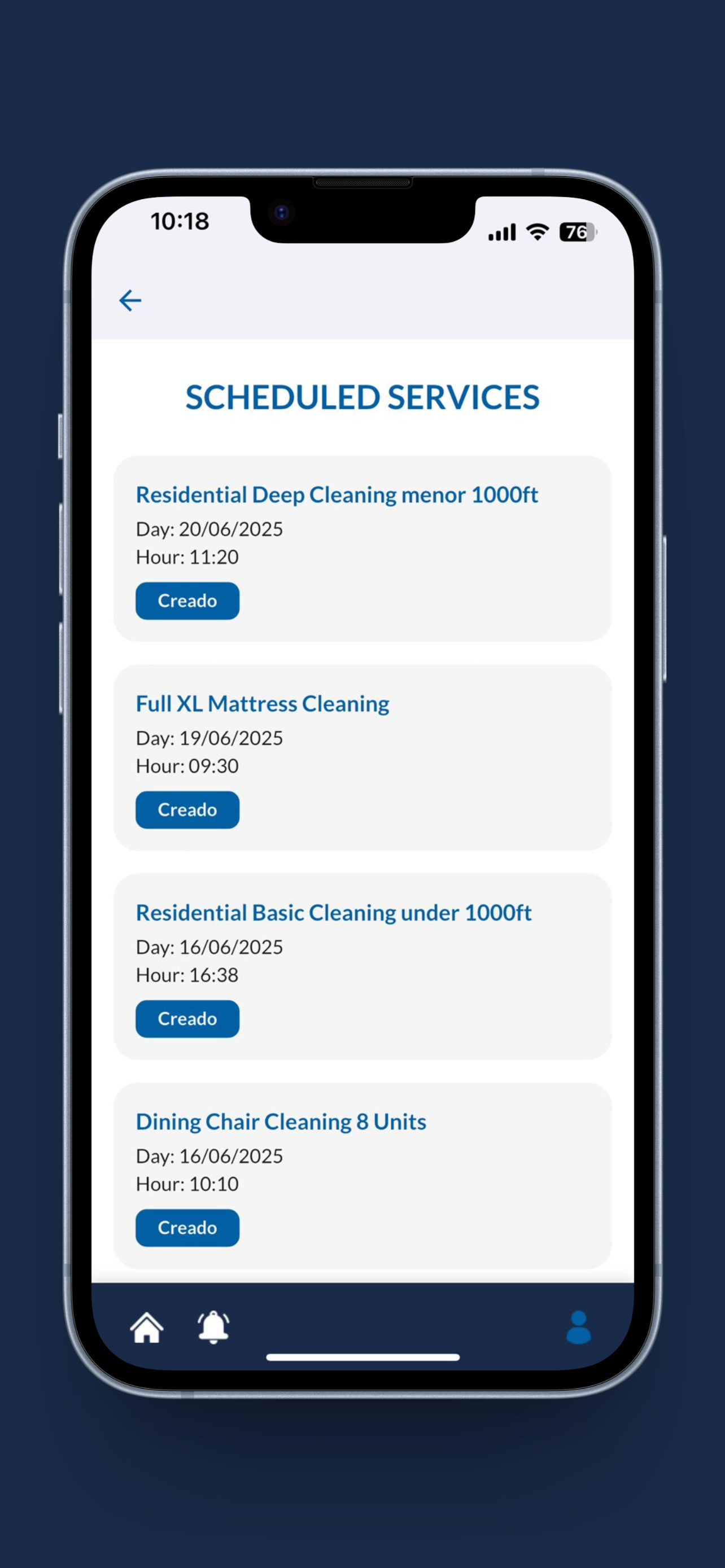 Puff Cleaning App