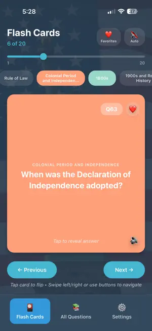 U.S. Citizenship Civics Test screenshot 3