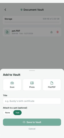 PawCompass: Pet Care Tracker Screenshot 7 of 7