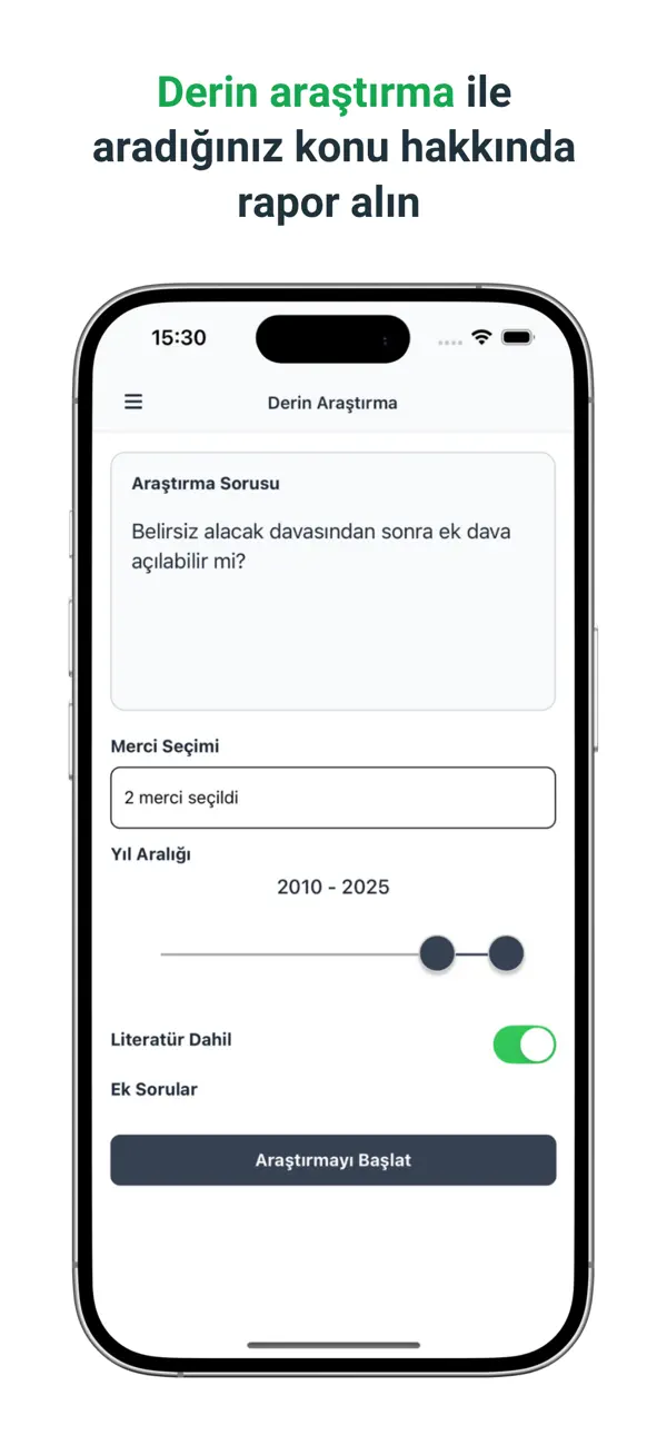#3. De Jure AI (iOS) Ved: Detech Yazilim Anonim Sirketi
