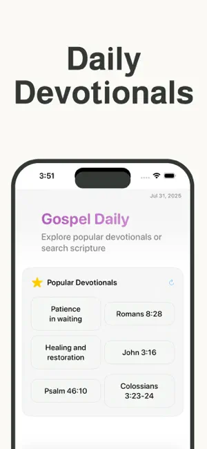 Gospel Daily: Devotionals screenshot 1