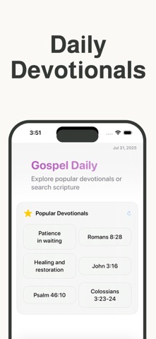 Gospel Daily: Devotionals Screenshot 1 of 5