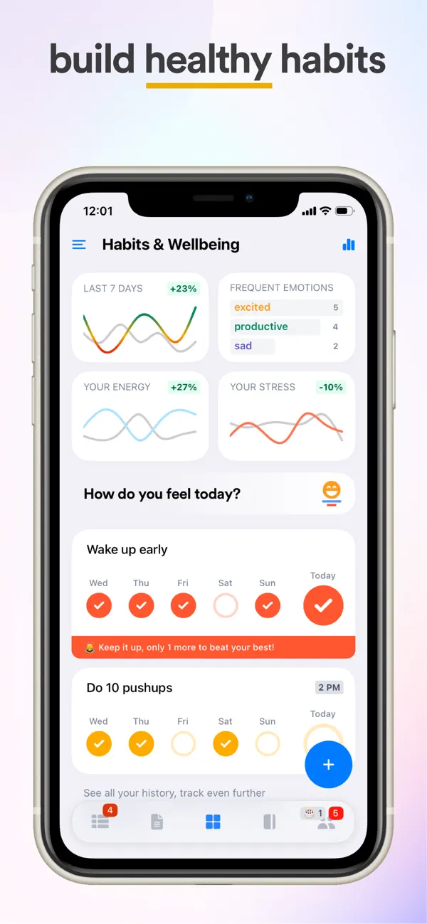Screenshot #2 pour Lunatask: A Better To-Do List