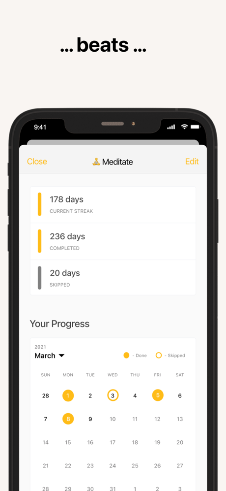 Track Daily Habits - Habeets screenshot 4