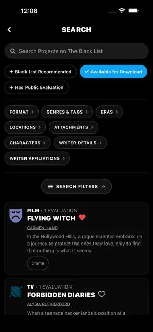 The Black List: Industry screenshot 2