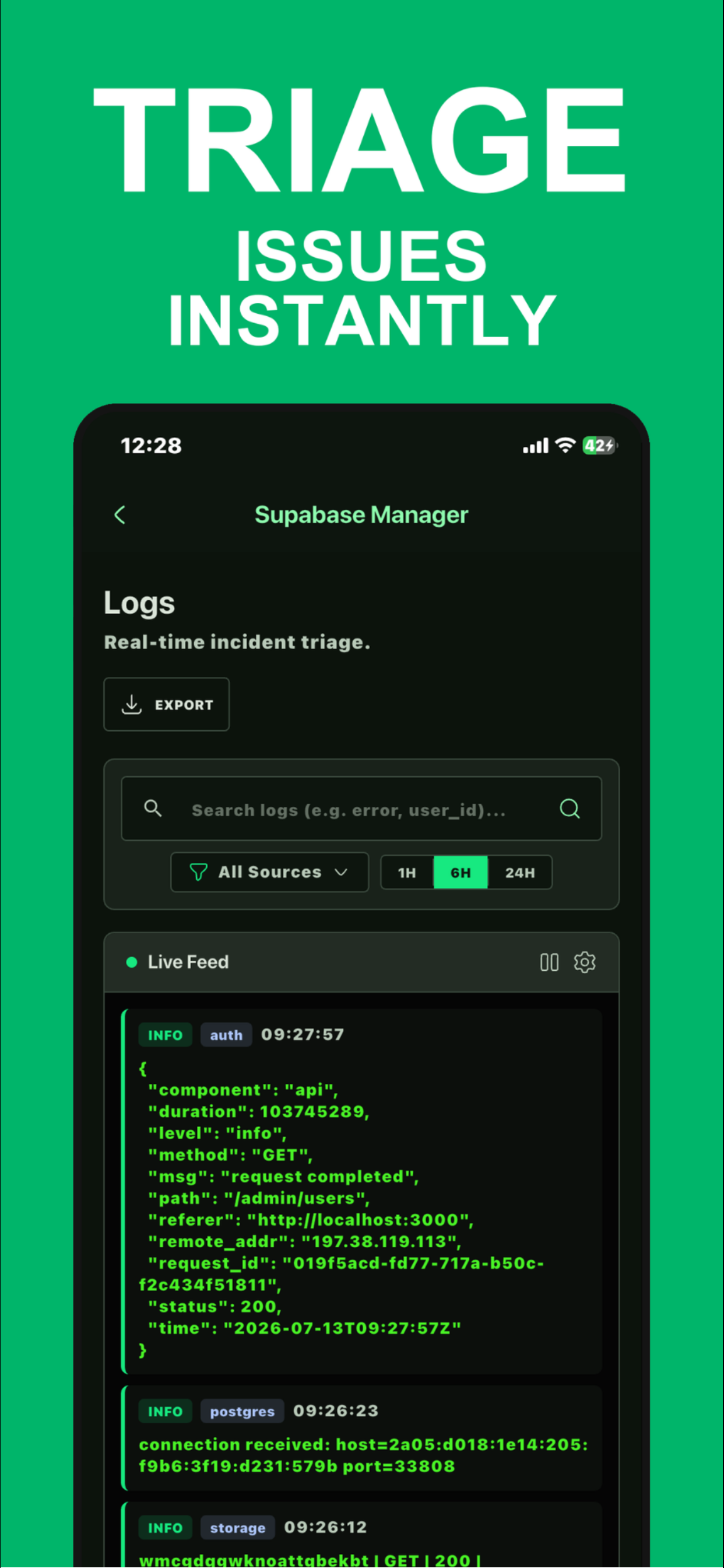 Supabase Manager - SupaDash screenshot 6