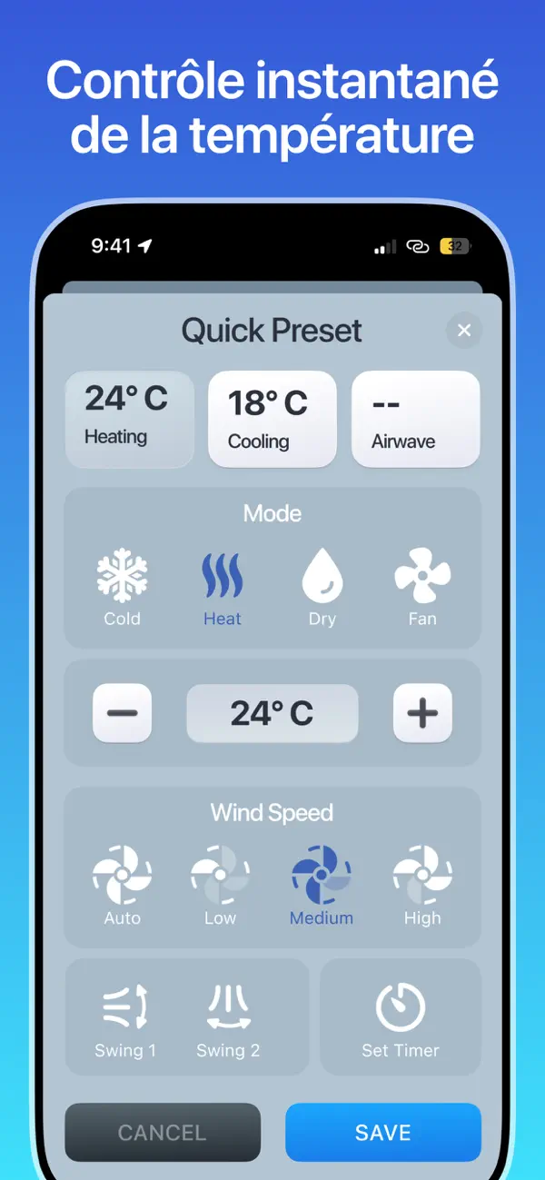 Screenshot #3 pour Contrôleur de climatiseur
