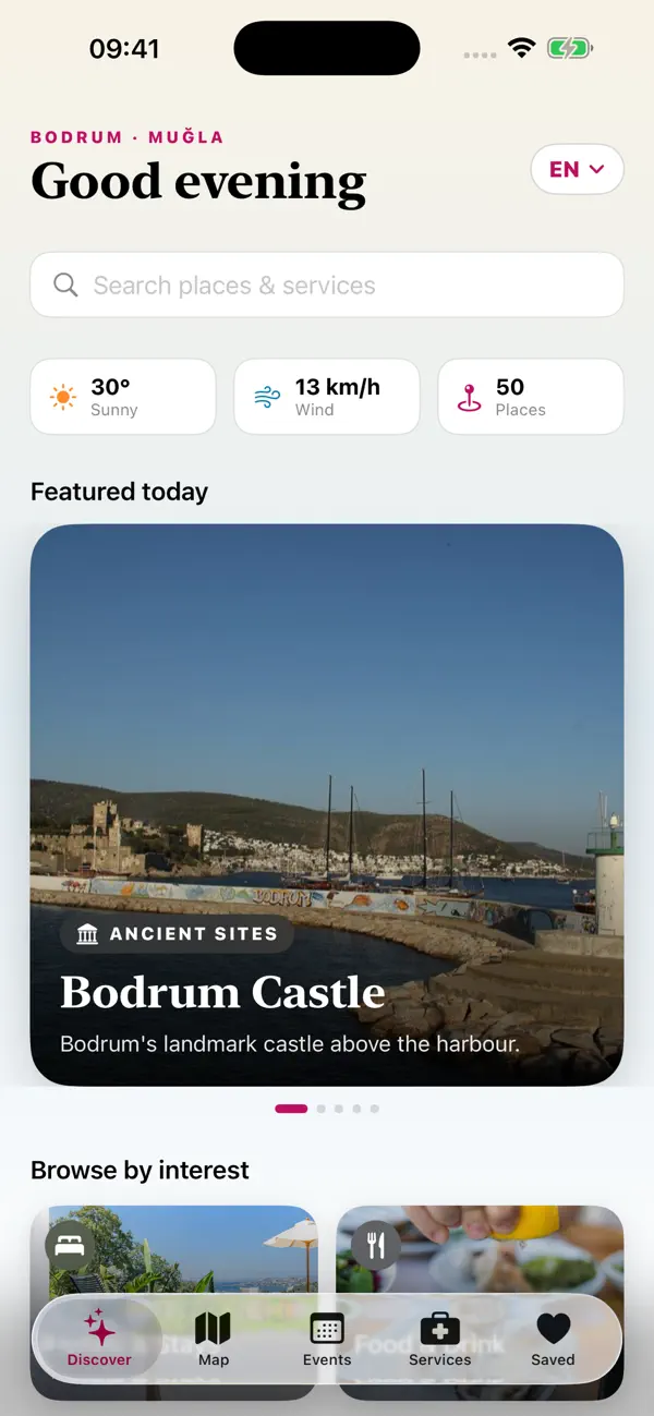 Screenshot #1 pour Bodrum App