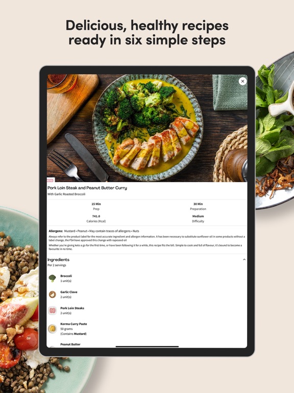 Green Chef: Healthy Recipes iPad screenshot 7 - Food & Drink app