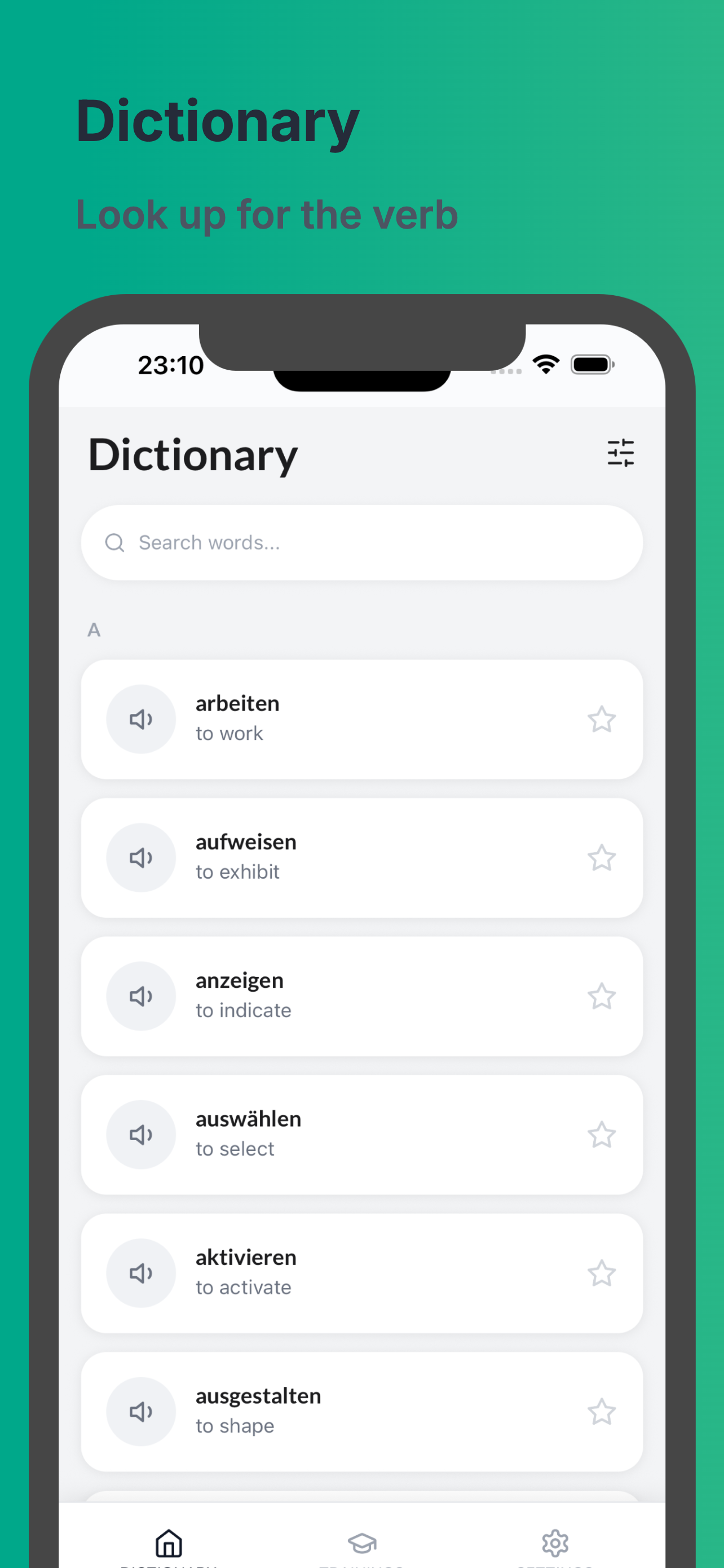 German Verbs by Balconygames