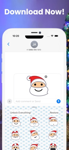 SantaMojis Santa Emojis screenshot