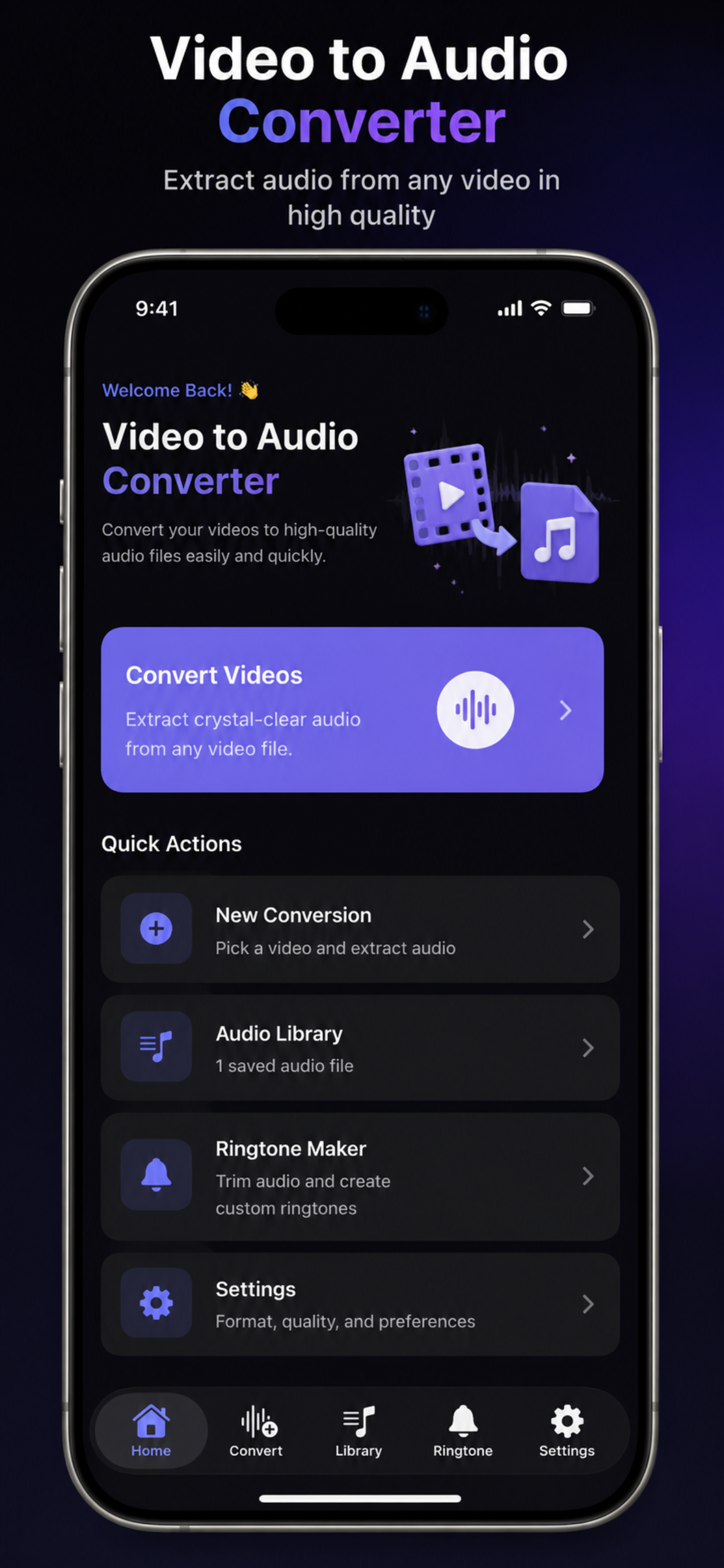 MP3 Converter: Videos to Audio screenshot 2