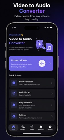 MP3 Converter: Videos to Audio iPhone screenshot