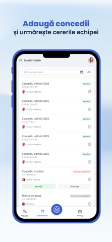 Pontaj HRiFlow Screenshot 2 of 6