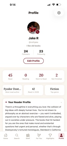 Snug (The App For Readers) iPhone screenshot