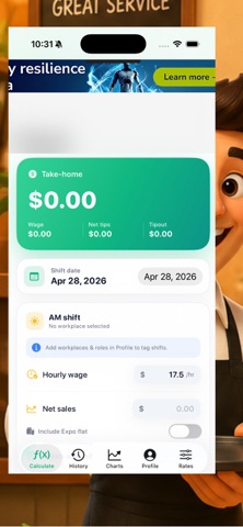 TipLife: Server Tip Tracker screenshot