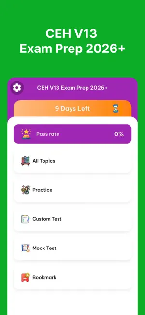 CEH V13 Exam Prep 2026+ screenshot 1