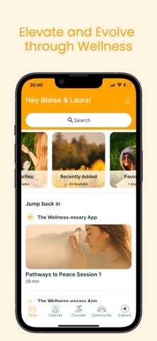 The Wellness-essary App iPhone screenshot