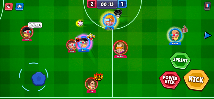 MamoBall - Soccer Game screenshot 1
