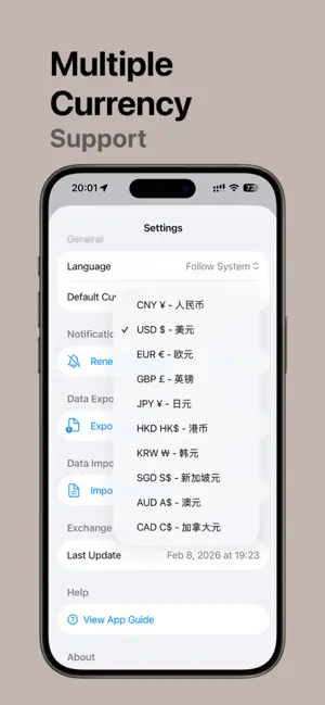 Subs: Subscription Manager screenshot 3