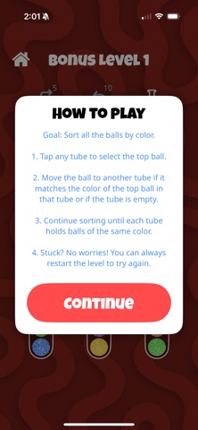 Color Sort: Brain Games iPhone screenshot