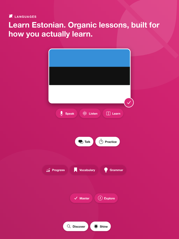 Learn Estonian - LingoBloom iPad screenshot