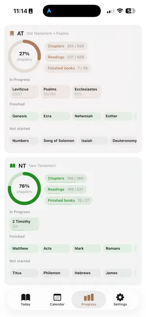 Bible in a Year: Daily Plan screenshot 4