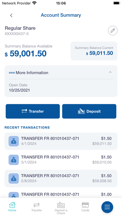 VisiFI Digital Banking Screenshot