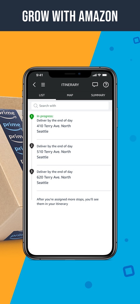 Amazon Flex - Manage Deliveries