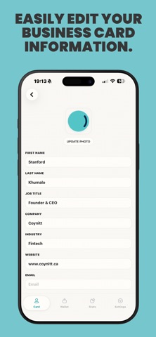 Carte – Digital Business Card screenshot