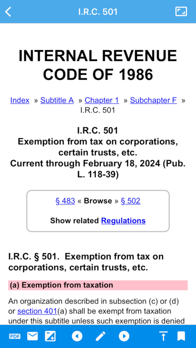 TouchTax Screenshot