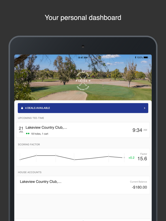 LakeviewGCC iPad screenshot 1 - Sports app