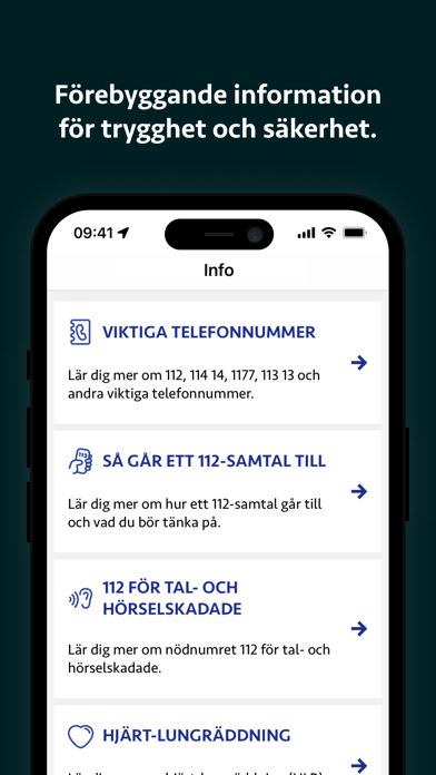 SOS Alarm 112 iPhone screenshot 8