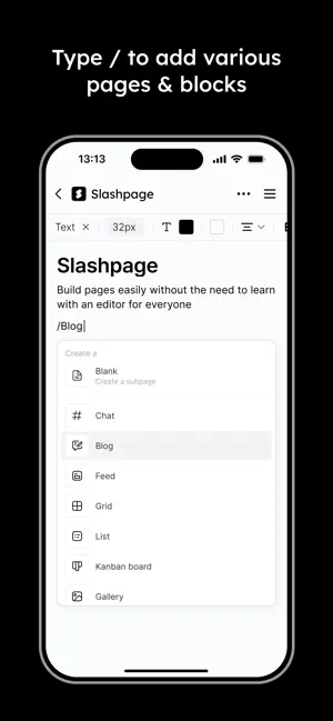 Slashpage screenshot 2