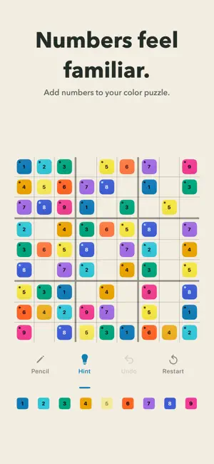 Hue: Color Sudoku Puzzles screenshot 4