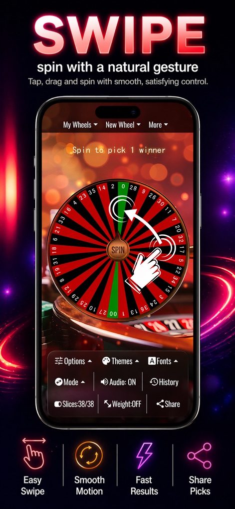 Spin The Wheel, Random Picker - Entertainment App | MWM
