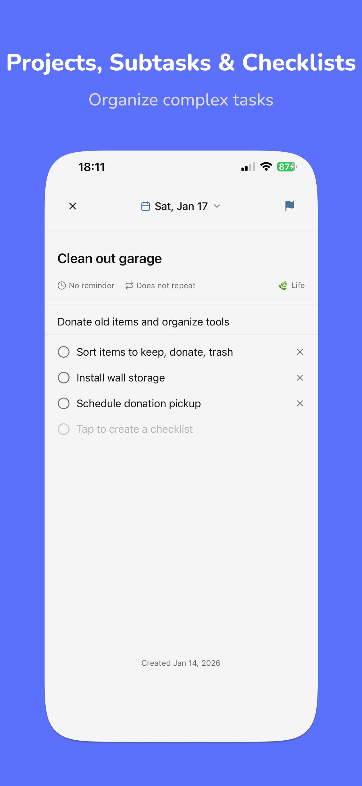 Tick List: Tasks & Reminders