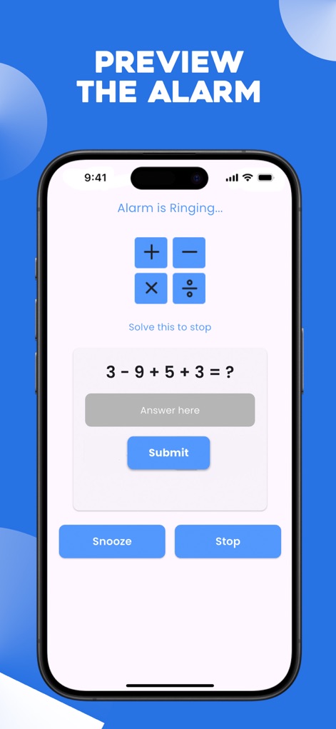 Wake Up - Math Alarm Clock - Lifestyle App | MWM