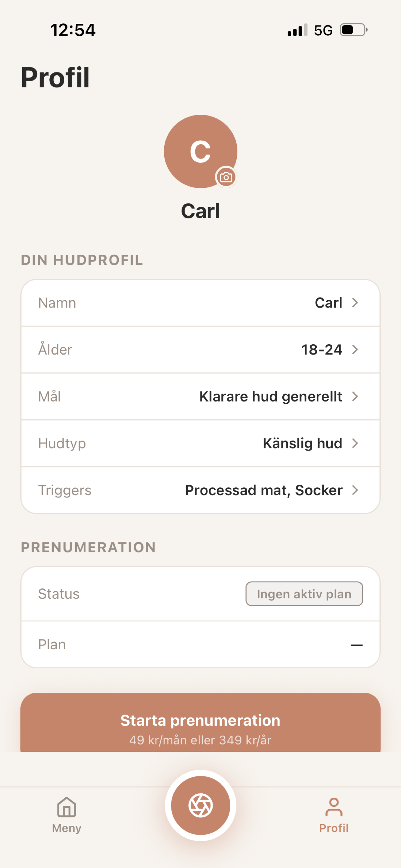 Hudkoll screenshot 6