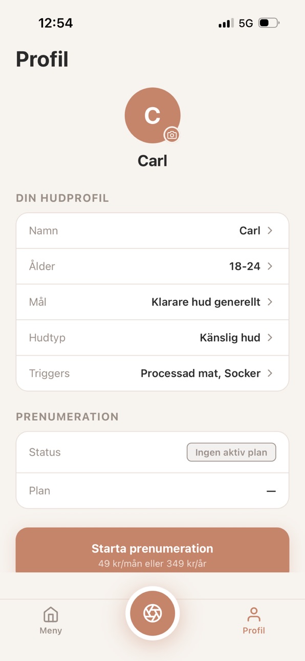 iPhone screenshot