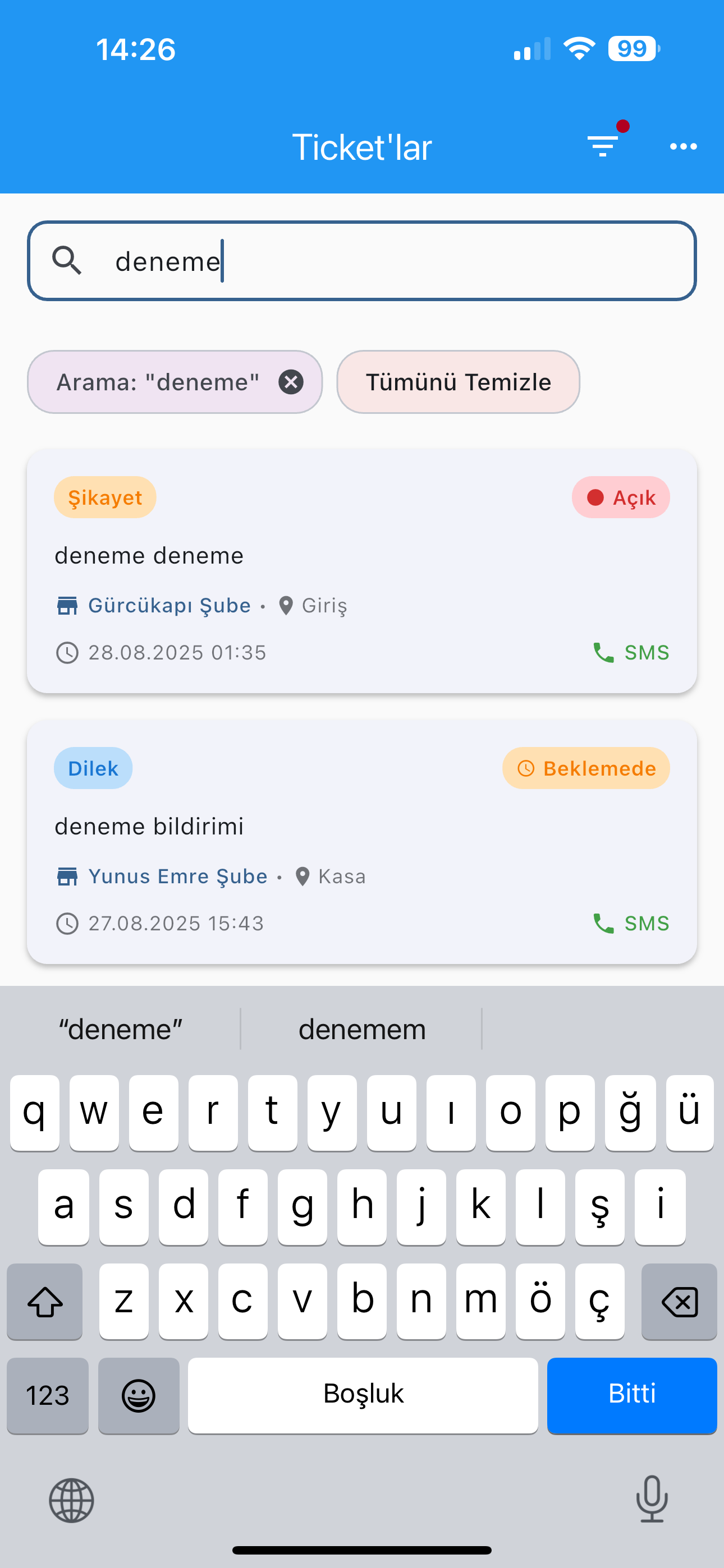 Şikayet Takip