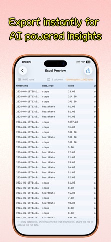 Health Data Export Tool Screenshot 4 of 5