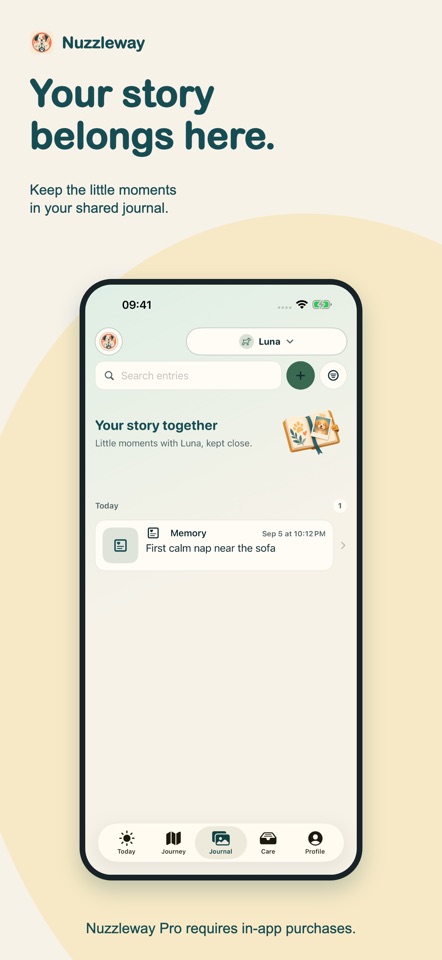 Nuzzleway: Pet Care Journal screenshot 1