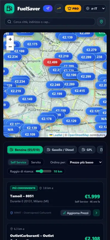 FuelSaver EU screenshot 1 of 5