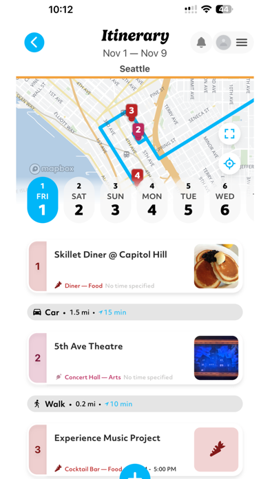 Travel Planner Guide: Awayster Screenshot