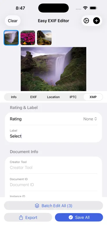 Easy Exif Editor screenshot 6 of 8