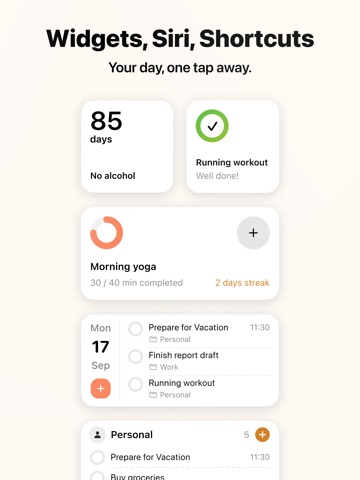 Daily Planner & Habits: WayDay iPad screenshot